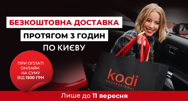Бесплатная доставка по Киеву в течении 3х часов