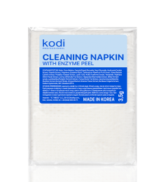 Cleaning napkin with enzyme peel (безворсова серветка для очищення обличчя з ензимами)