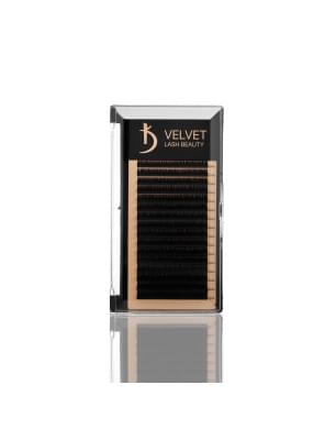 Вії для нарощування Velvet Lash Beauty 0.10 С Mix (16 рядів, довжина 6-14)