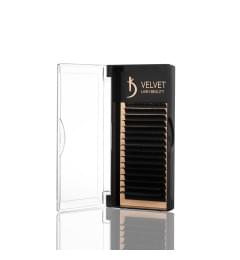 Вії для нарощування Velvet Lash Beauty 0.10 С Mix (16 рядів, довжина 6-14)