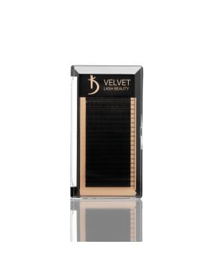 Вії для нарощування Velvet Lash Beauty 0.7 С Mix (20 рядів, довжина 6-15)