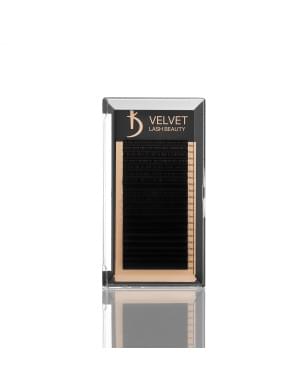 Вії для нарощування Velvet Lash Beauty 0.10 С Mix (20 рядів, довжина 6-15)