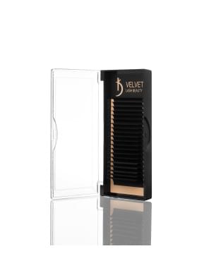 Вії для нарощування Velvet Lash Beauty 0.10 С Mix (20 рядів, довжина 6-15)
