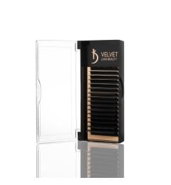 Вії для нарощування Velvet Lash Beauty 0.07 СС Mix (16 рядів, довжина 6-14)