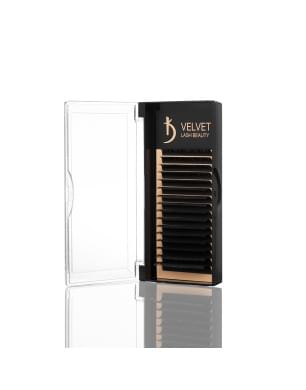 Ресницы для наращивания Velvet Lash Beauty 0.07 СС Mix (16 рядов, длина 6-14)