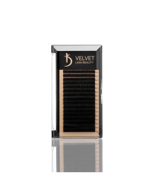 Вії для нарощування Velvet Lash Beauty 0.10 СС Mix (16 рядів, довжина 6-14)