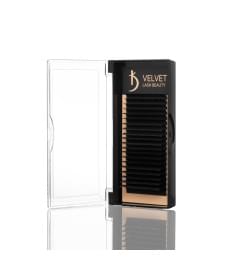 Вії для нарощування Velvet Lash Beauty 0.7 СС Mix (20 рядів, довжина 6-15)