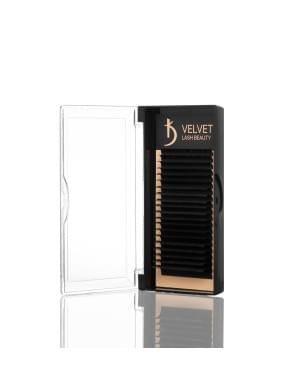Вії для нарощування Velvet Lash Beauty 0.7 СС Mix (20 рядів, довжина 6-15)