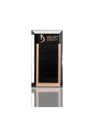 Вії для нарощування Velvet Lash Beauty 0.7 СС Mix (20 рядів, довжина 6-15)
