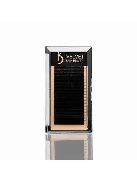 Ресницы для наращивания Velvet Lash Beauty 0.10 СС Mix (20 рядов, длина 6-15)
