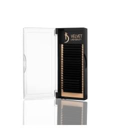 Вії для нарощування Velvet Lash Beauty 0.10 СС Mix (20 рядів, довжина 6-15)