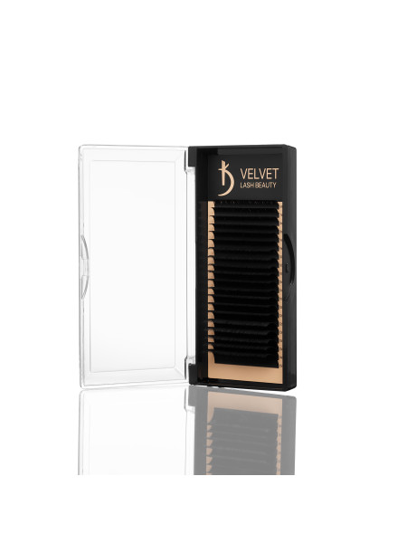 Ресницы для наращивания Velvet Lash Beauty 0.10 СС Mix (20 рядов, длина 6-15)