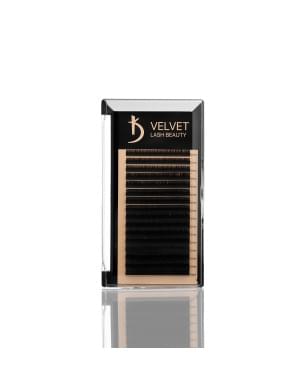 Вії для нарощування Velvet Lash Beauty 0.07 D Mix (16 рядів, довжина 6-14)