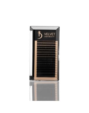 Вії для нарощування Velvet Lash Beauty 0.10 D Mix (16 рядів, довжина 6-14)