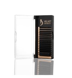 Вії для нарощування Velvet Lash Beauty 0.10 D Mix (16 рядів, довжина 6-14)