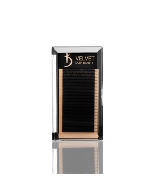 Вії для нарощування Velvet Lash Beauty 0.7 D Mix (20 рядів, довжина 6-15)