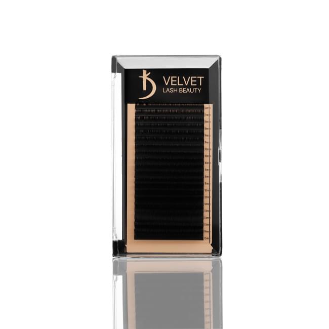 Вії для нарощування Velvet Lash Beauty 0.7 D Mix (20 рядів, довжина 6-15)