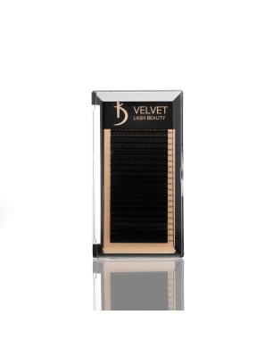 Вії для нарощування Velvet Lash Beauty 0.10 D Mix (20 рядів, довжина 6-15)