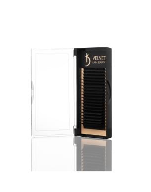 Вії для нарощування Velvet Lash Beauty 0.10 D Mix (20 рядів, довжина 6-15)