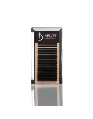 Вії для нарощування Velvet Lash Beauty 0.10 DD Mix (16 рядів, довжина 6-14)