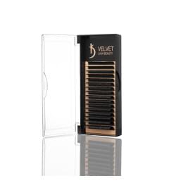 Вії для нарощування Velvet Lash Beauty 0.10 DD Mix (16 рядів, довжина 6-14)