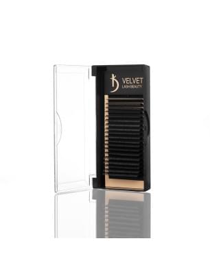 Вії для нарощування Velvet Lash Beauty 0.7 DD Mix (20 рядів, довжина 6-15)