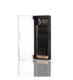 Вії для нарощування Velvet Lash Beauty 0.10 DD Mix (20 рядів, довжина 6-15)