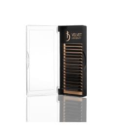 Вії для нарощування Velvet Lash Beauty 0.07 LС Mix (16 рядів, довжина 6-14)