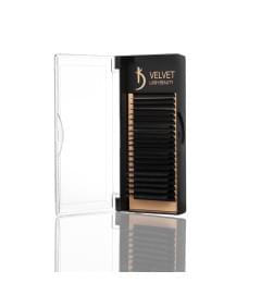 Вії для нарощування Velvet Lash Beauty 0.10 LC Mix (20 рядів, довжина 6-15)