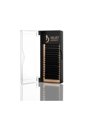 Ресницы для наращивания Velvet Lash Beauty 0.07 М Mix (16 рядов, длина 6-14)