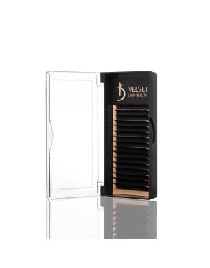 Вії для нарощування Velvet Lash Beauty 0.10 М Mix (16 рядів, довжина 6-14)