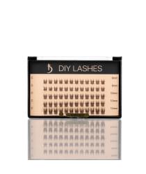 Накладні вії DIY LASHES 01B C 0,07 (8 mm - 2, 10 mm - 2, 12 mm - 1)