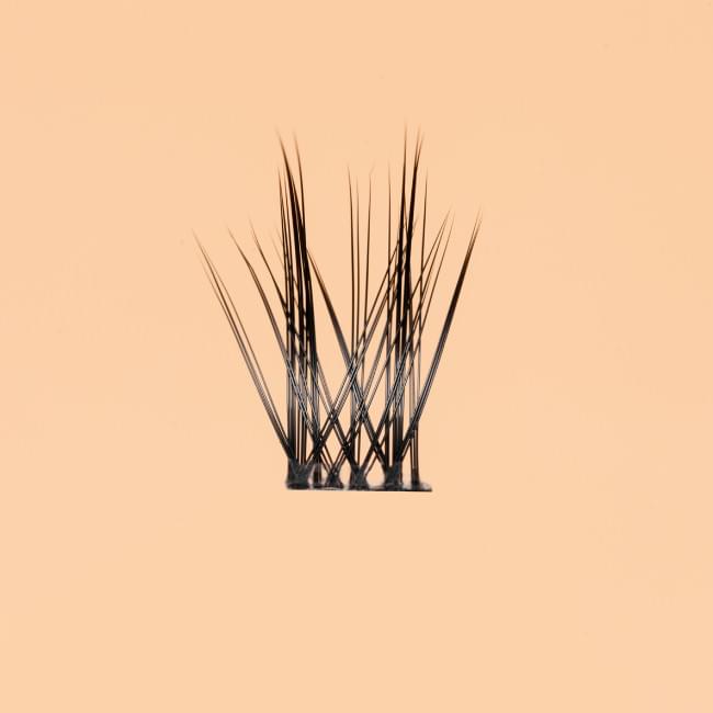 Накладні вії DIY LASHES 01B C 0,07 (8 mm - 2, 10 mm - 2, 12 mm - 1)