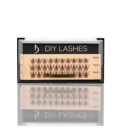 Накладні вії DIY LASHES 02B C 0,07 (10 mm, 12 mm, 14 mm)