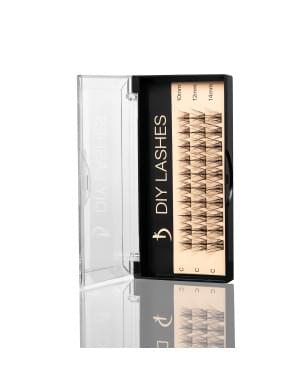 Накладные ресницы DIY LASHES 02B C 0,07 (10 mm, 12 mm, 14 mm)