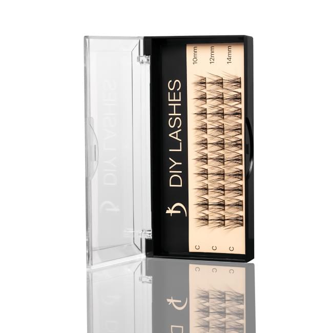 Накладні вії DIY LASHES 02B C 0,07 (10 mm, 12 mm, 14 mm)