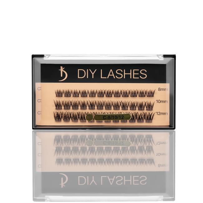Накладні вії DIY LASHES 03A C 0,07 (8 mm, 10 mm, 12 mm)