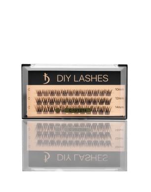 Накладные ресницы DIY LASHES 04B C 0,07 (10 mm, 12 mm, 14 mm)