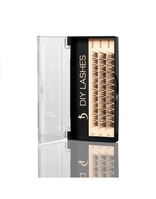 Накладные ресницы DIY LASHES 04B C 0,07 (10 mm, 12 mm, 14 mm)