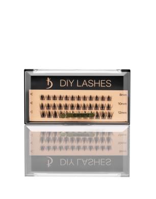 Накладные ресницы DIY LASHES 05A C 0,07 (8 mm, 10 mm, 12 mm)