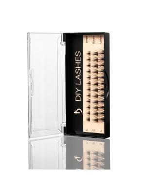 Накладные ресницы DIY LASHES 05A C 0,07 (8 mm, 10 mm, 12 mm)