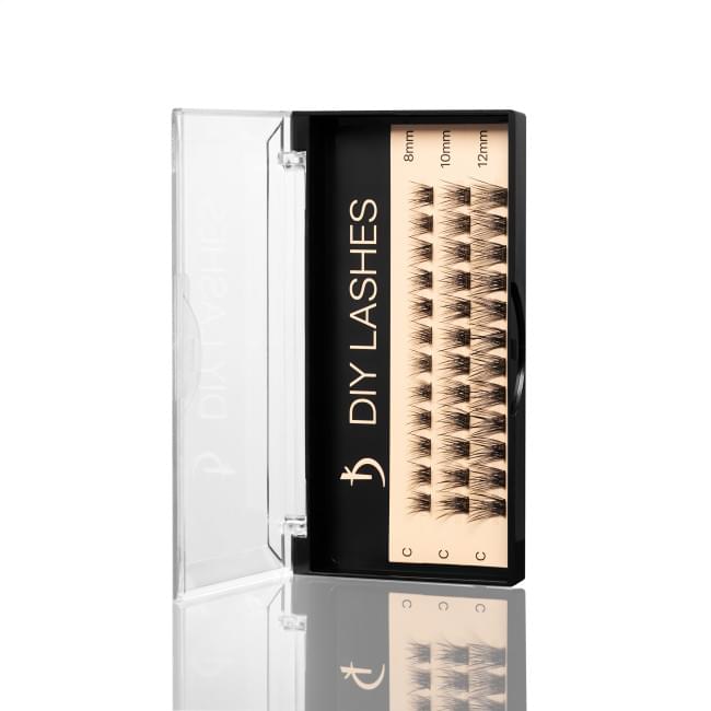 Накладні вії DIY LASHES 06A C 0,07 (8 mm, 10 mm, 12 mm)