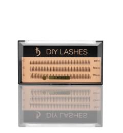 Накладні вії DIY LASHES 08A C 0,07 (8 mm, 10 mm, 12 mm)