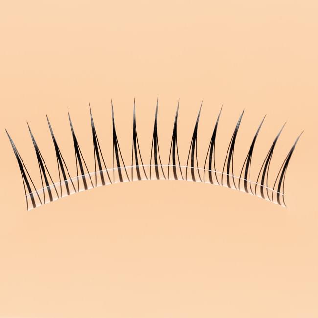 Накладні вії DIY LASHES 08A C 0,07 (8 mm, 10 mm, 12 mm)