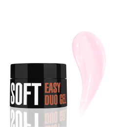 Профессиональная акрилово-гелевая система Easy Duo Gel Soft (цвет: Pretty Pink), 14 г