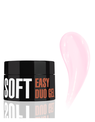 Профессиональная акрилово-гелевая система Easy Duo Gel Soft (цвет: Pretty Pink), 14 г