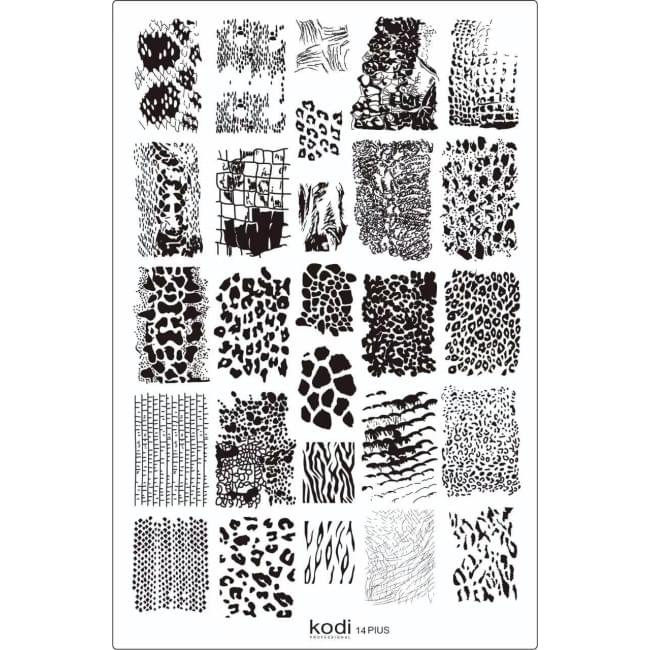 Пластина для стемпінгу Plus size №14 (9,5х14,5 см)