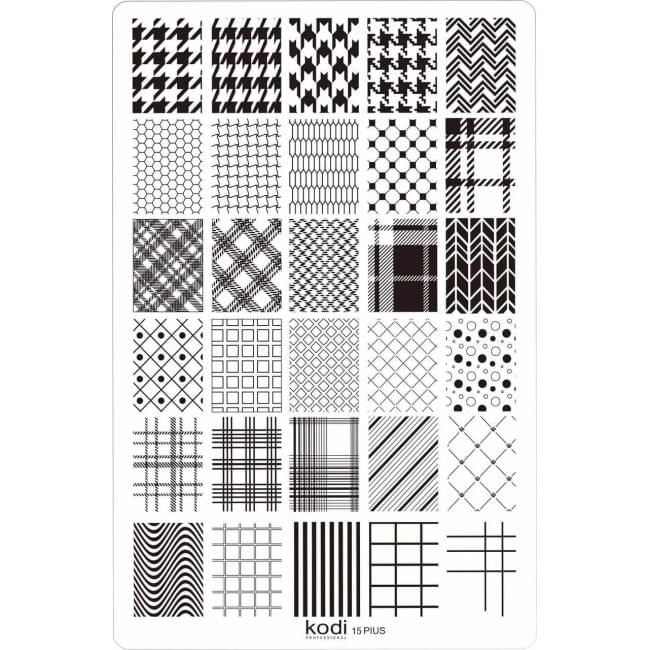 Пластина для стемпинга Plus size №15 (9,5х14,5 см)