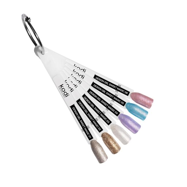 Палитра Гелей для дизайна Sweet Magic, (6 типс)