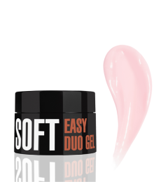 Профессиональная акрилово-гелевая система Easy Duo Gel Soft (цвет: Silk Cloud), 14 г